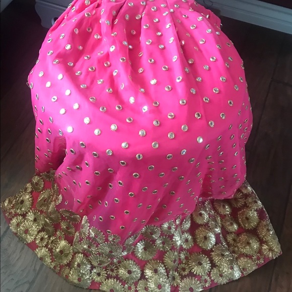 Pakistani Indian Formal Party Dress Choli, Sharara - Picture 4 of 6